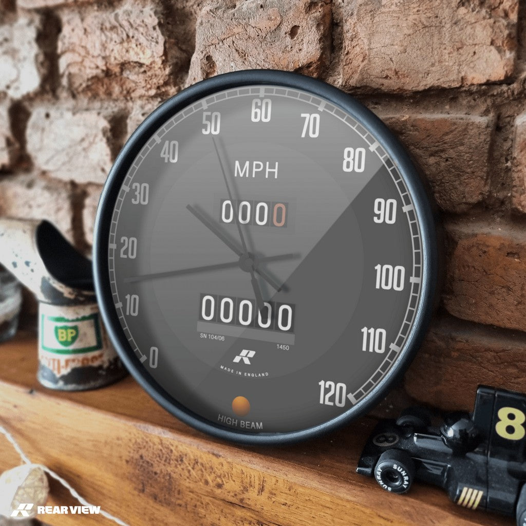 1955 MG Speed Dial - Grey Clock