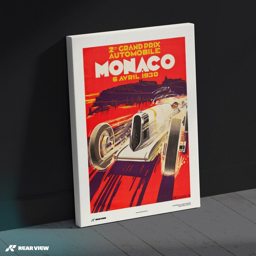 Vintage Grand Prix 1930 - Monaco Art Print