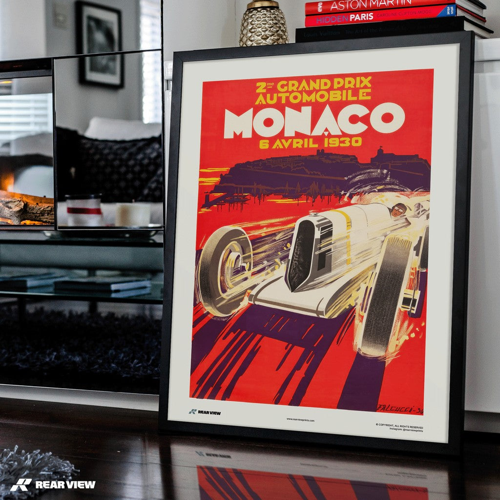 Vintage Grand Prix 1930 - Monaco Art Print
