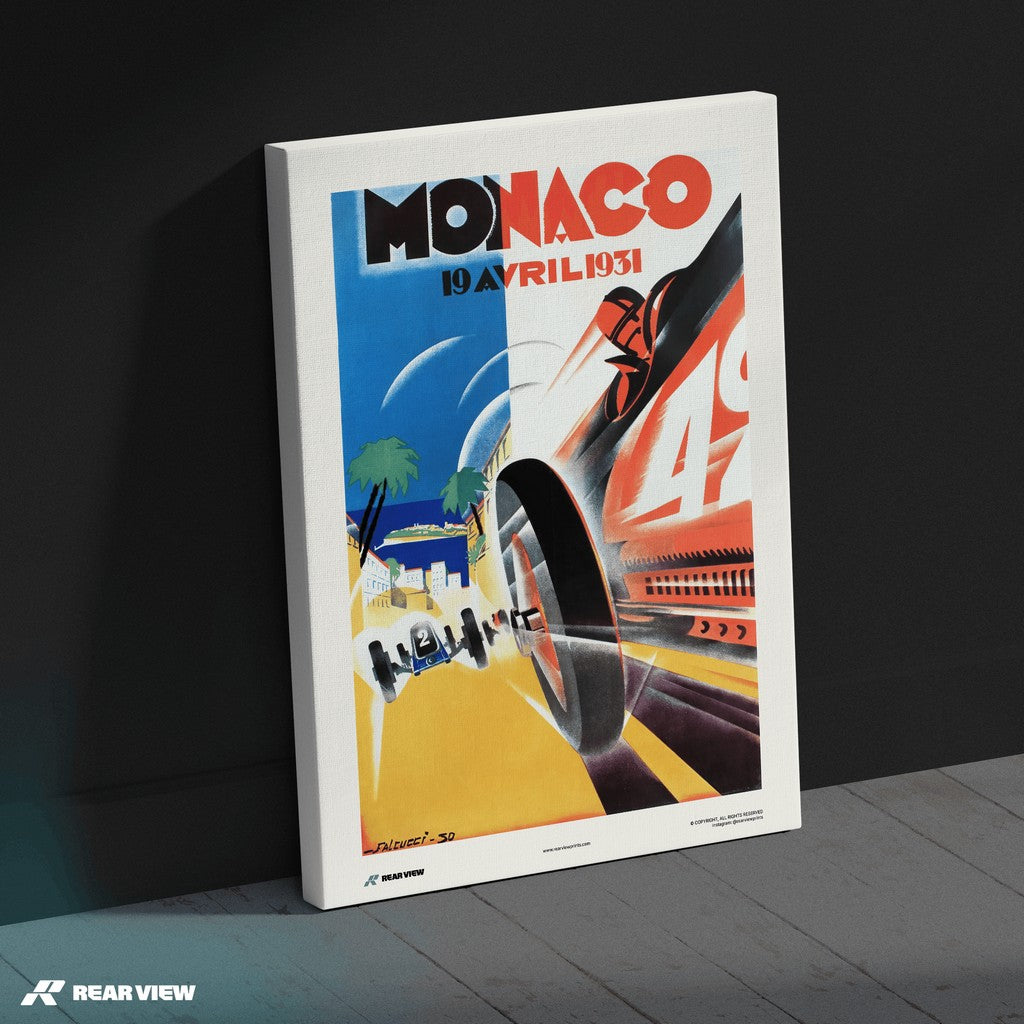 Vintage Grand Prix 1931 - Monaco Art Print