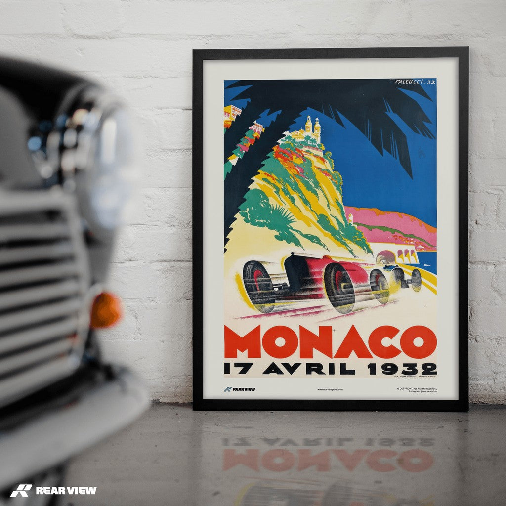 Vintage Grand Prix 1932 - Monaco Art Print