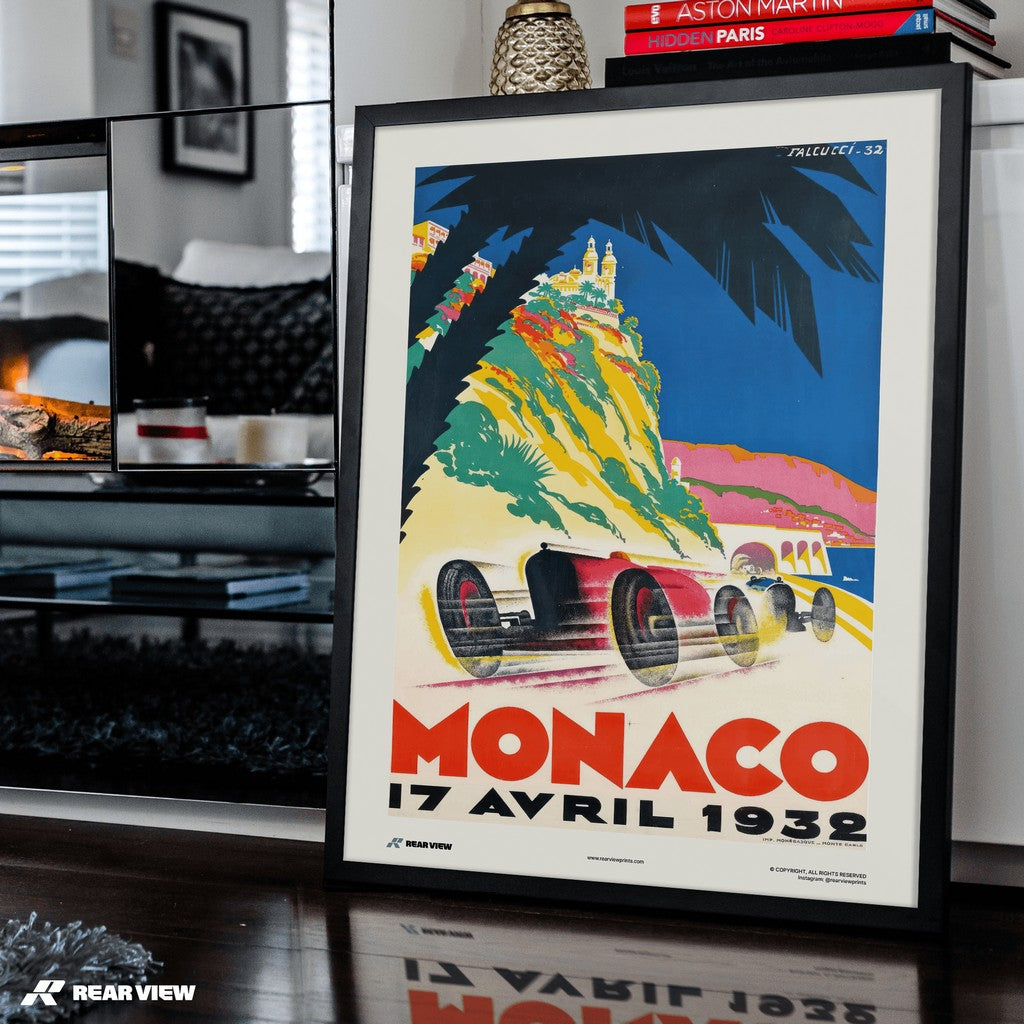 Vintage Grand Prix 1932 - Monaco Art Print