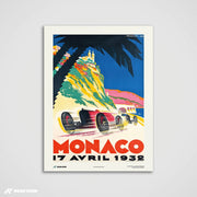 Vintage Grand Prix 1932 - Monaco Kunstdruck
