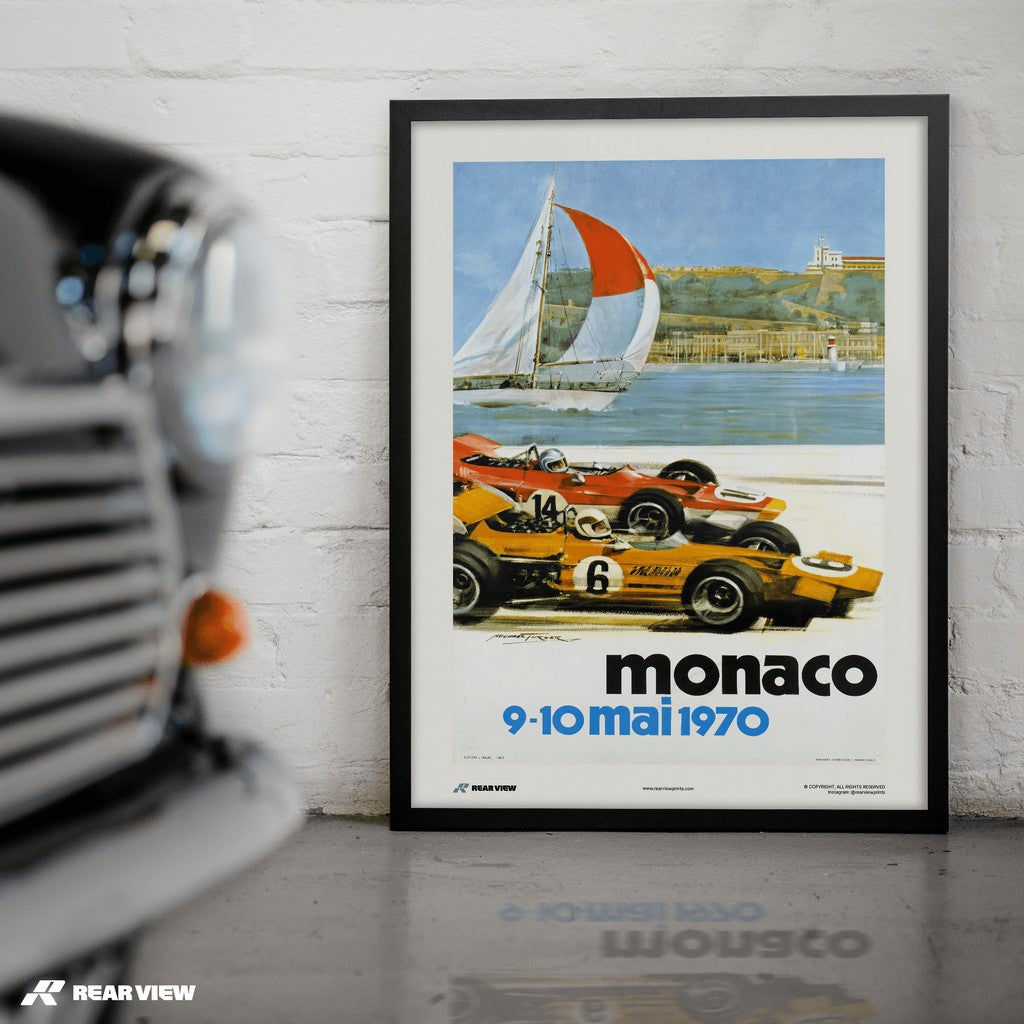 Vintage Grand Prix 1970 - Monaco Art Print