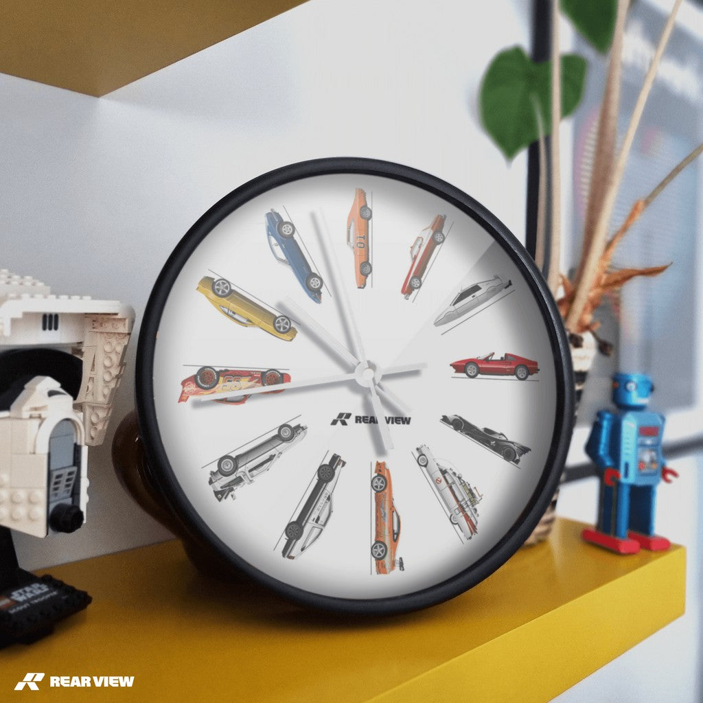 Movie Cars - Clock