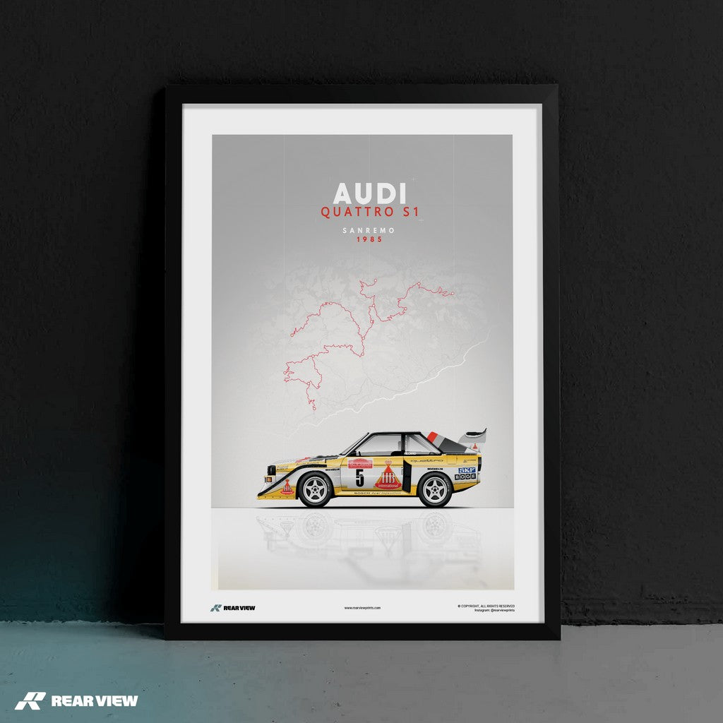 Sanremo Pursuit - Sport Quattro Art Print