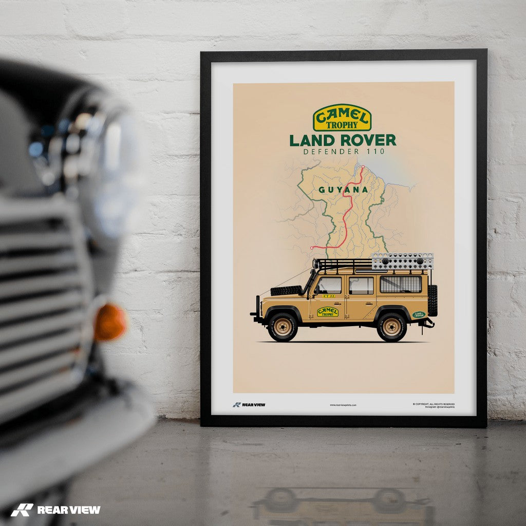 Camel Trophy Champion – Land Rover Art Print