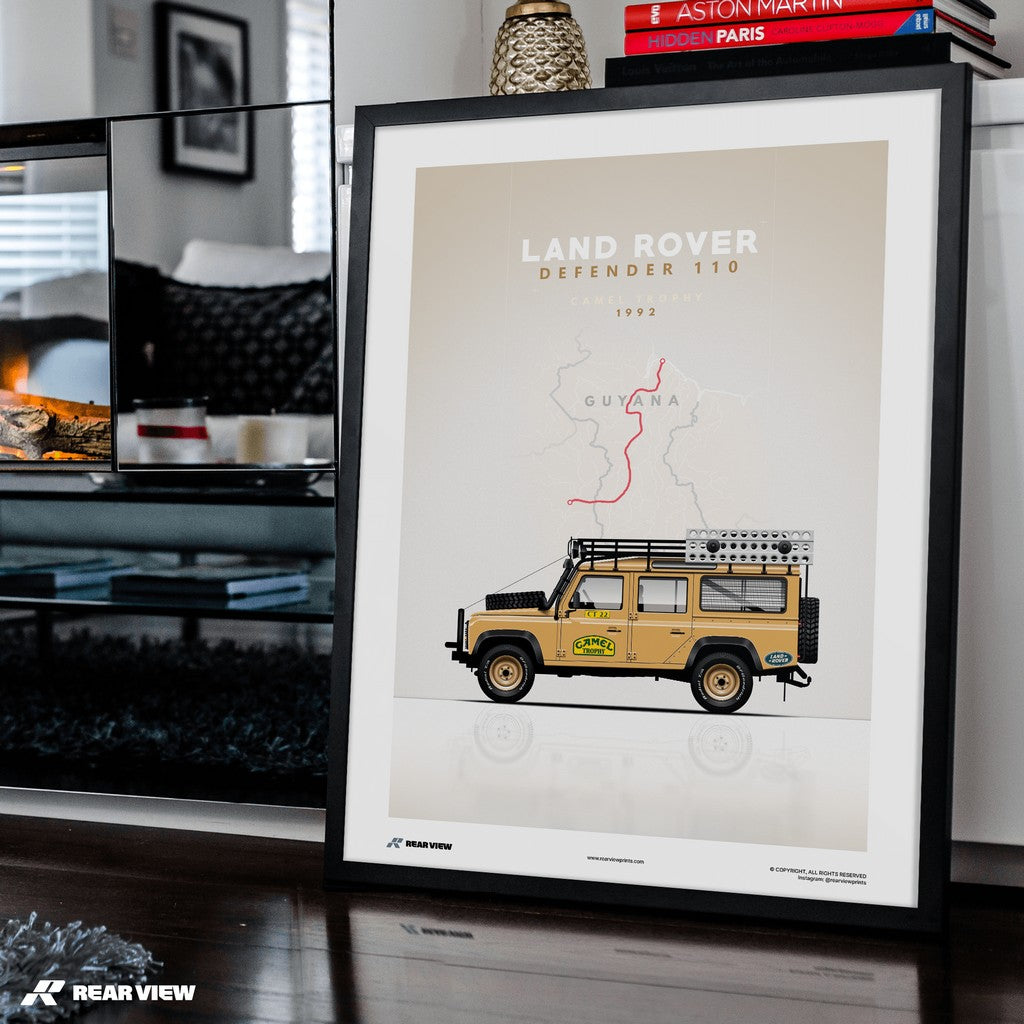 Sand Glow Beast – Land Rover Art Print