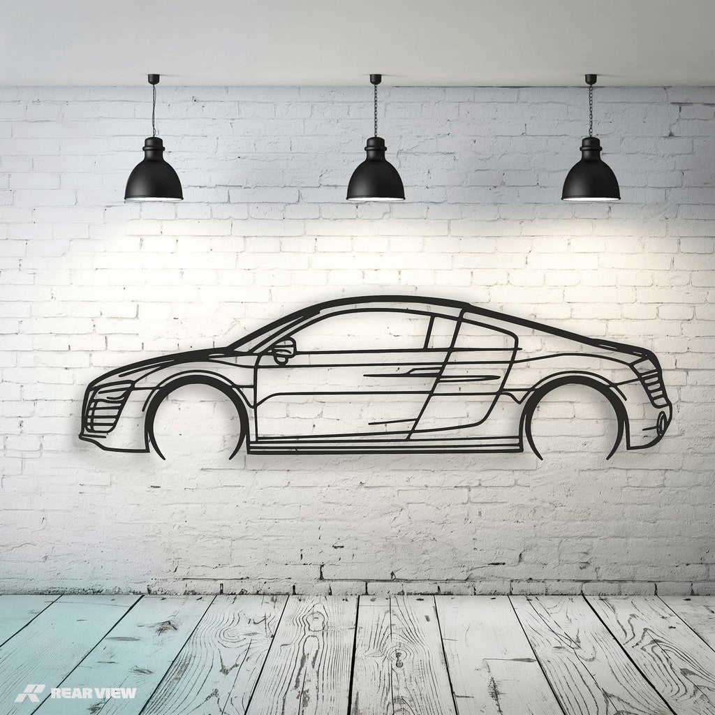 Engine Echo – R8 V10 Metal Wall Art