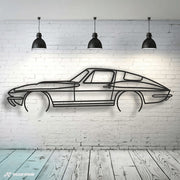 Curved Thunder - C3 Stingray Metal Wall Art