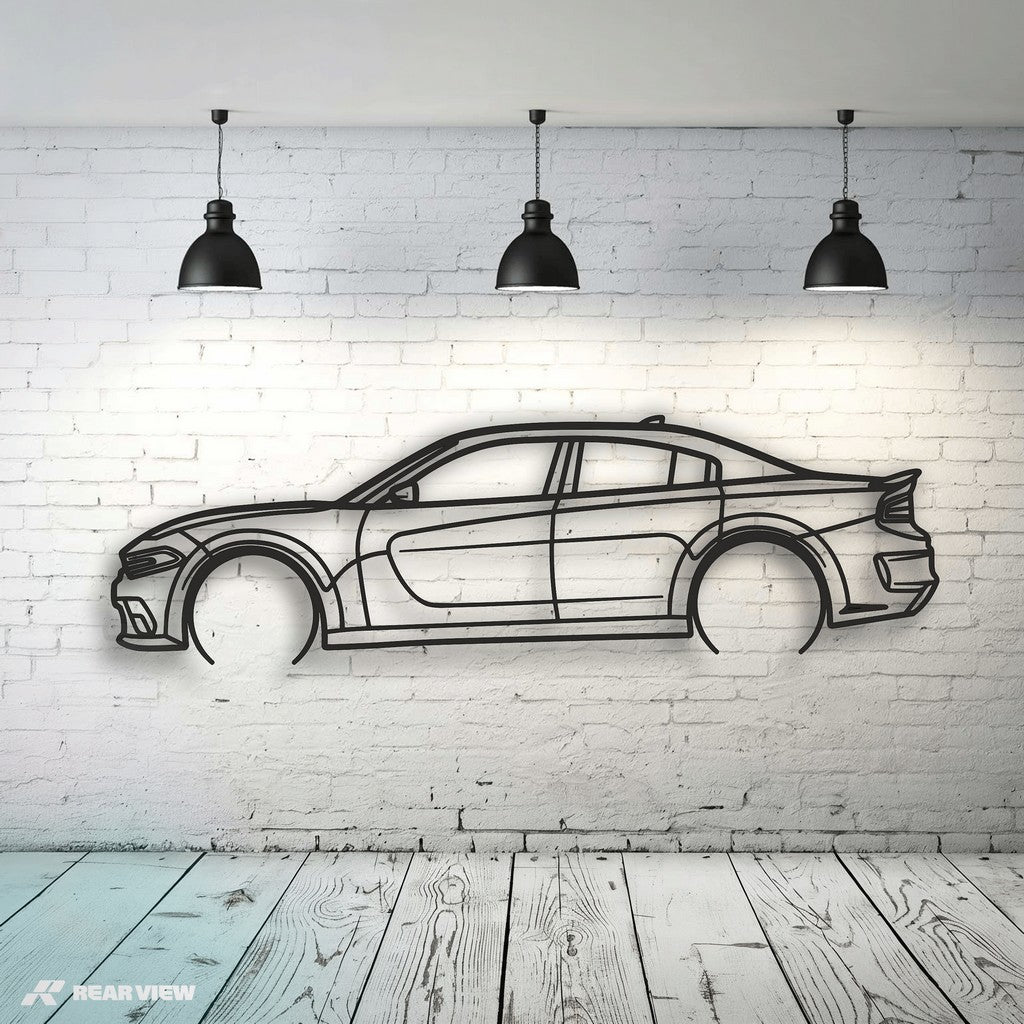 Muscle Roar - Charger Metal Wall Art