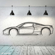 Pure Motion - 458 Italia Metal Wall Art