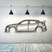 Track Sprint - Civic Type R Metal Wall Art