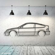 Retro Glide - CRX 1990 Metal Wall Art