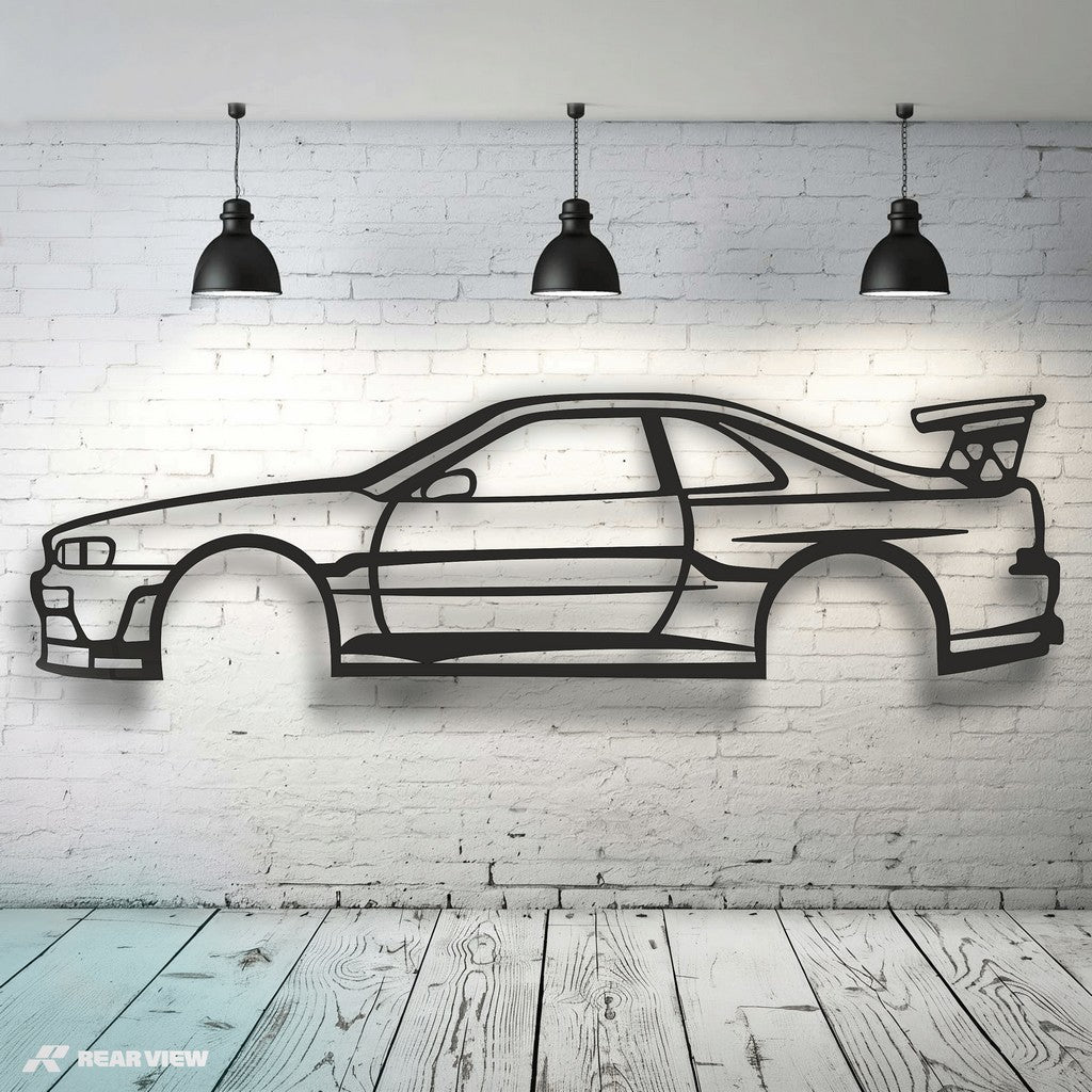 Midnight Racer - R34 Metal Wall Art