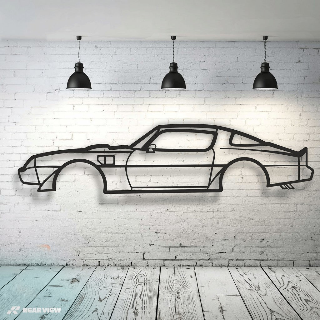 Street Phantom - Firebird Trans Am Metal Wall Art