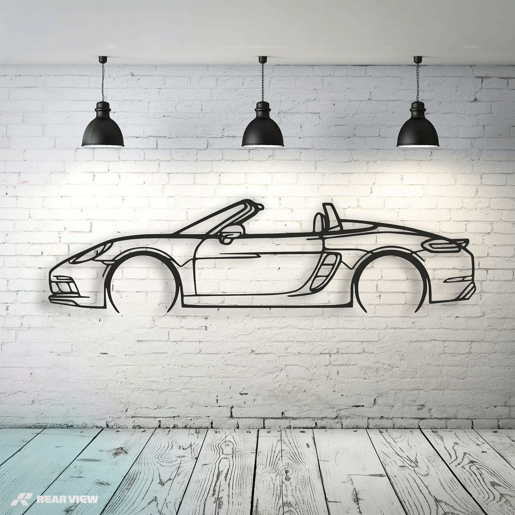 Open Spirit – 718 Boxster Metal Wall Art