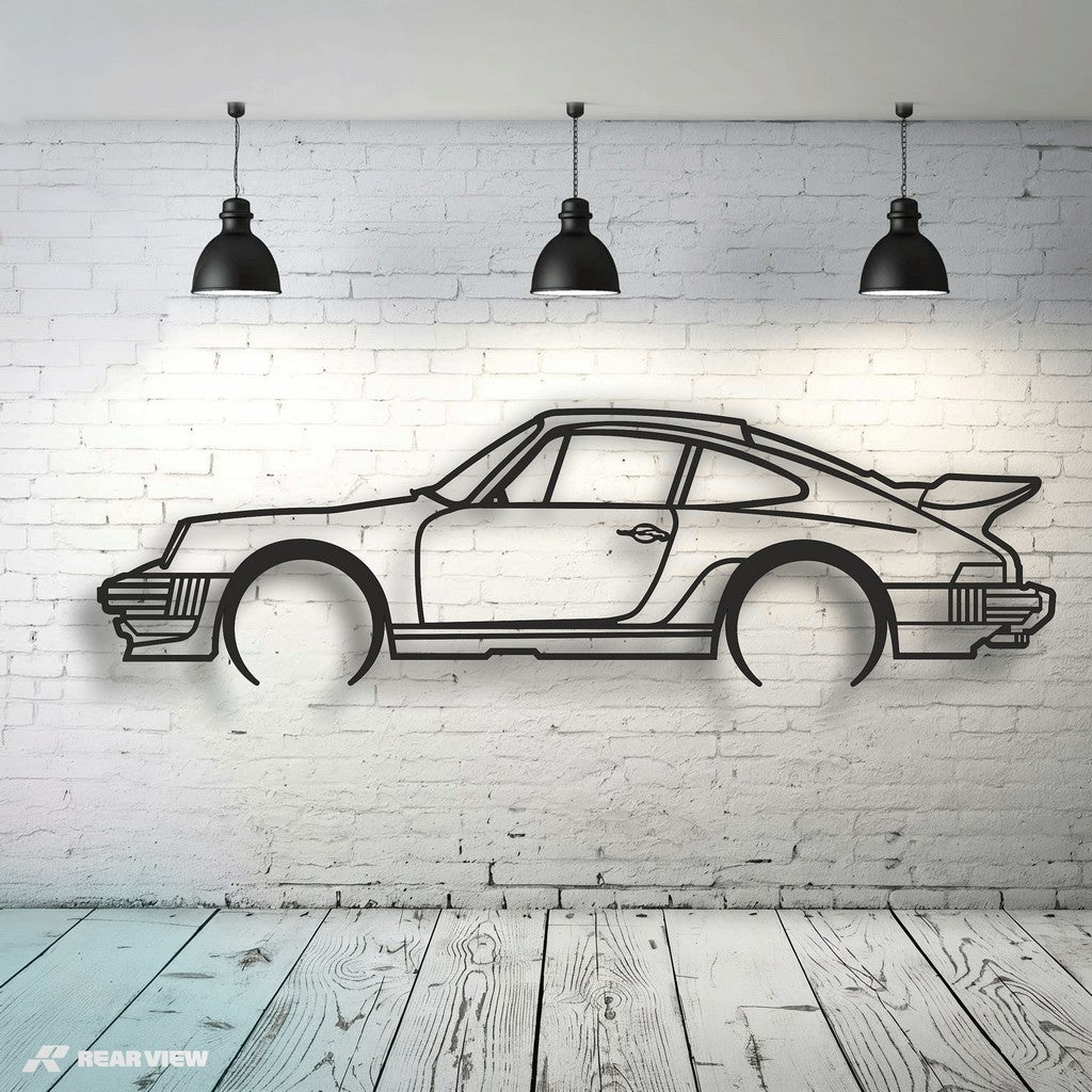 Boost Line – 911 Turbo 964 Metal Wall Art