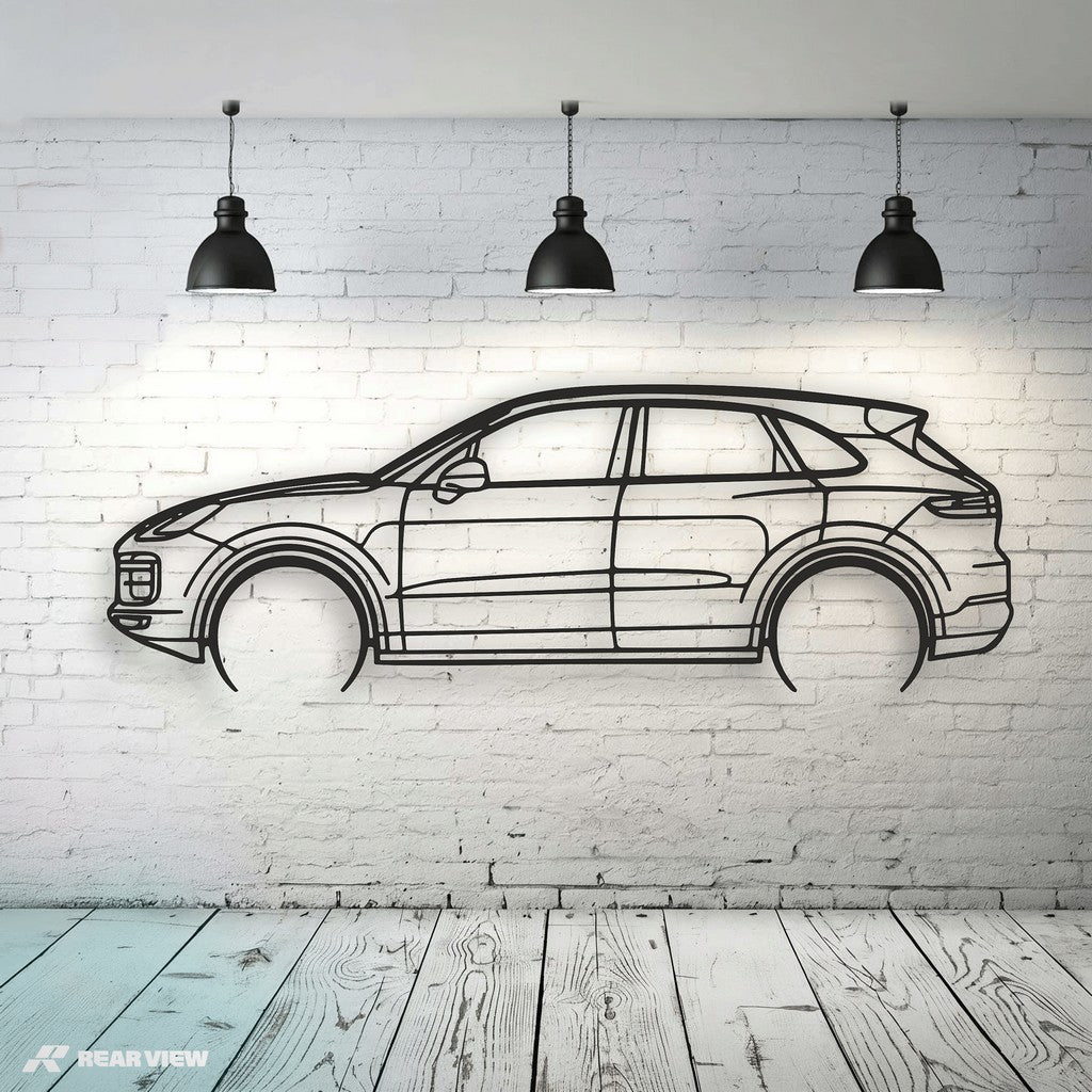 Urban Power - Cayenne Turbo Metal Wall Art