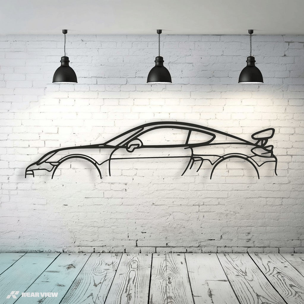 Sharp Motion – Cayman GT4 981 Metal Wall Art