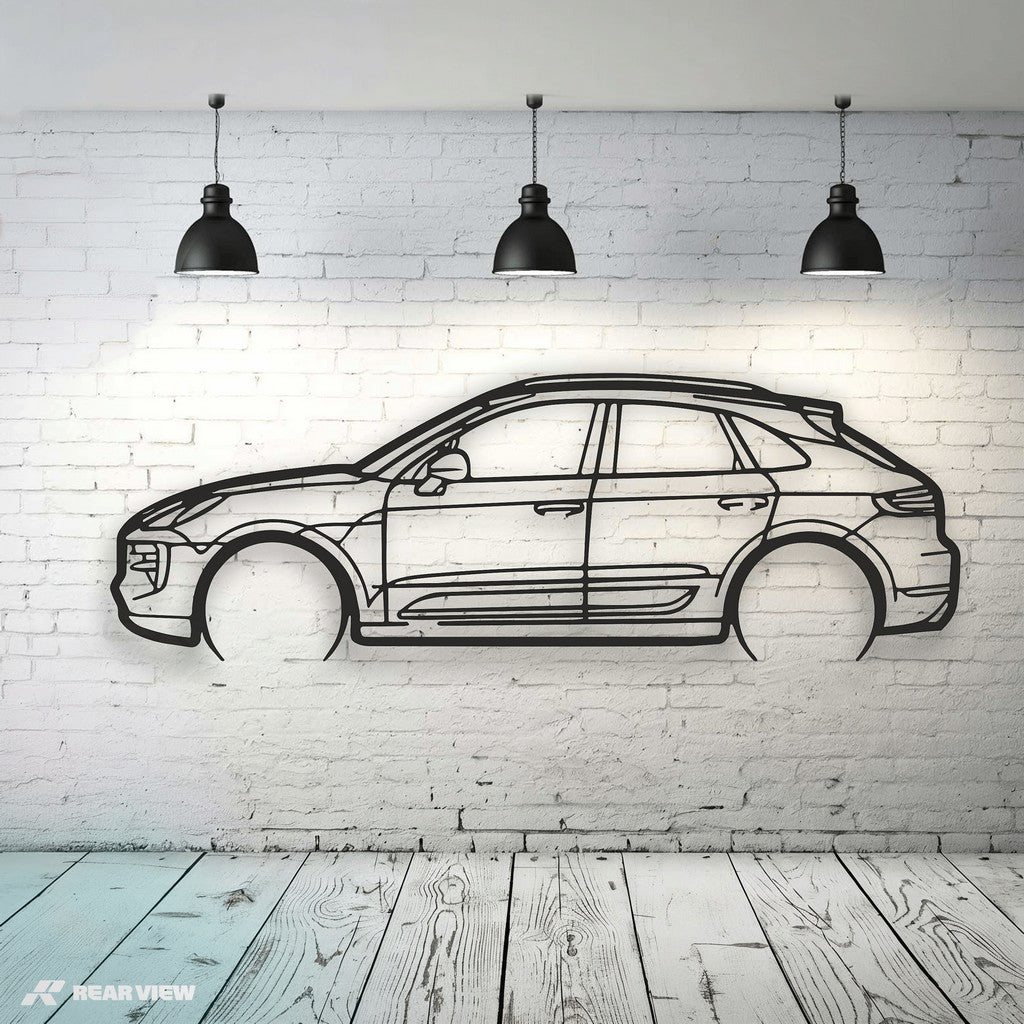 Dynamic Stance - Macan GTS 95B Metal Wall Art