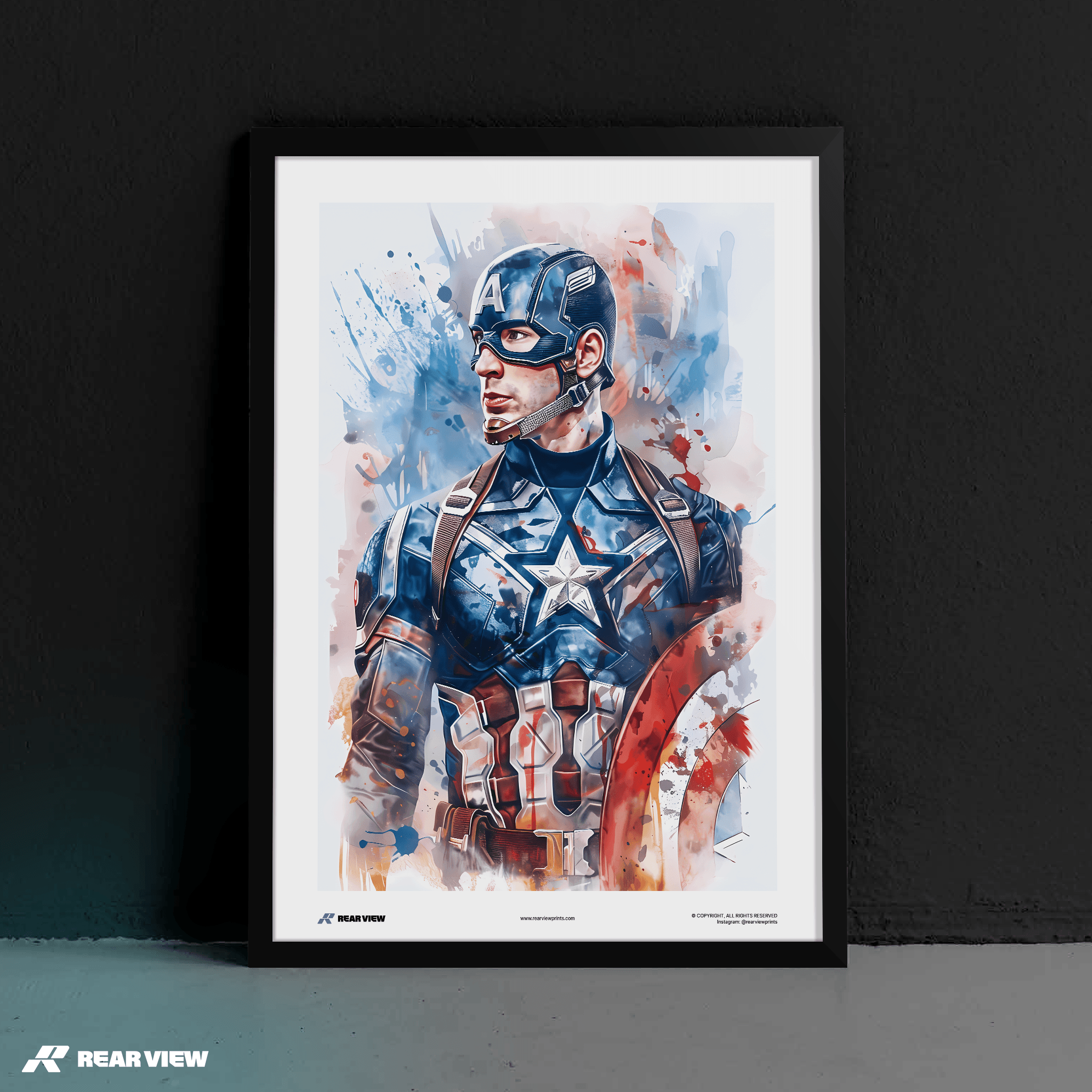 The First Avenger - Movie Art Print