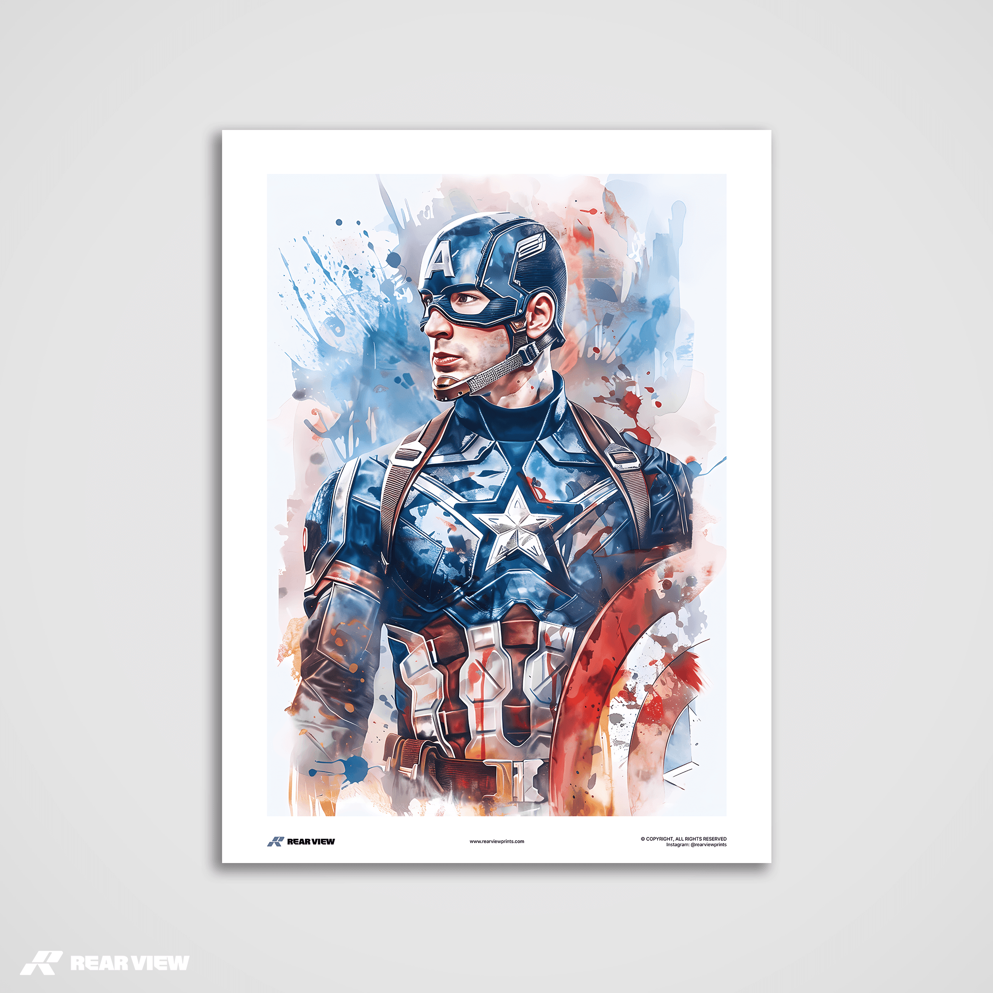 The First Avenger - Movie Art Print