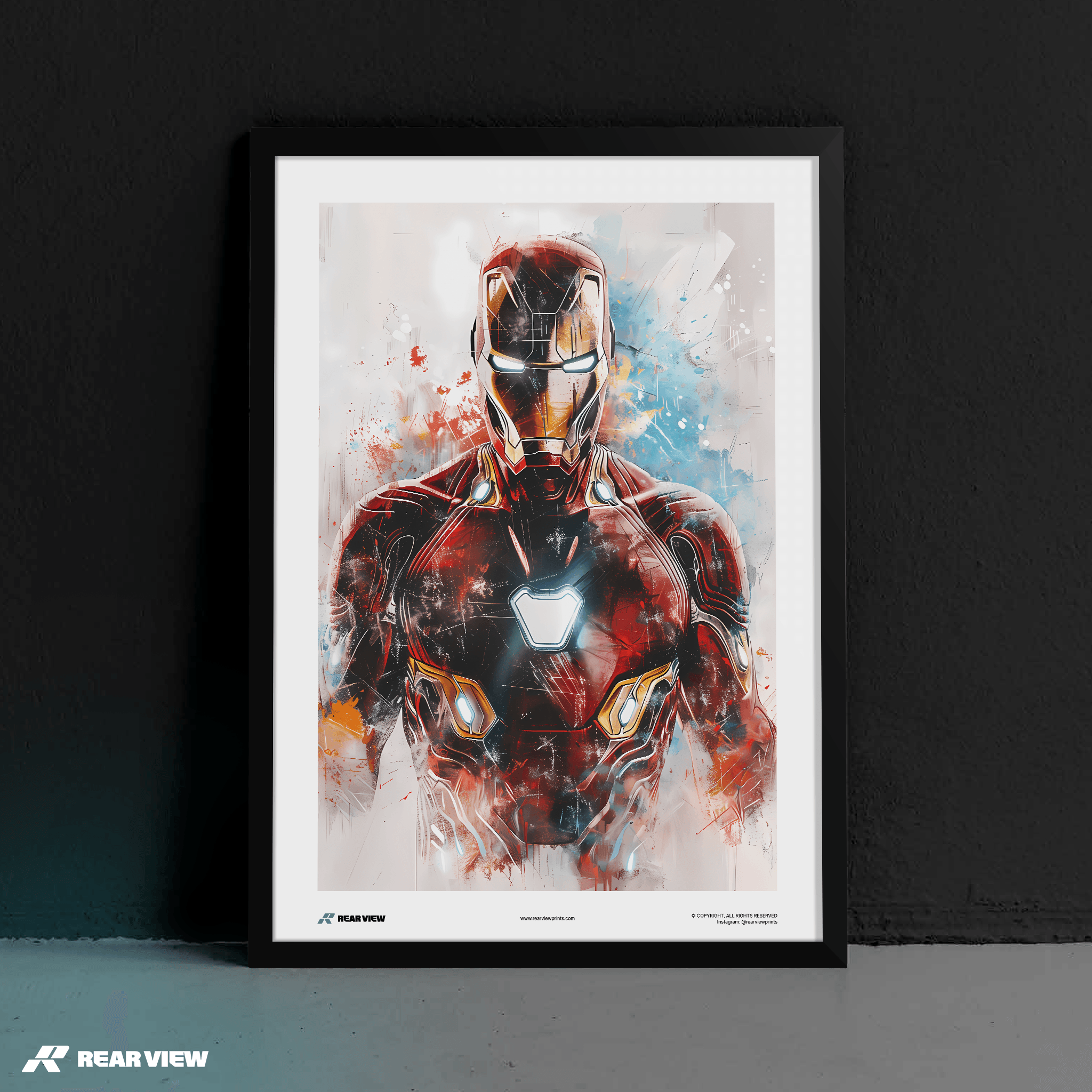 The Genius Behind the Suit - Movie Art Print