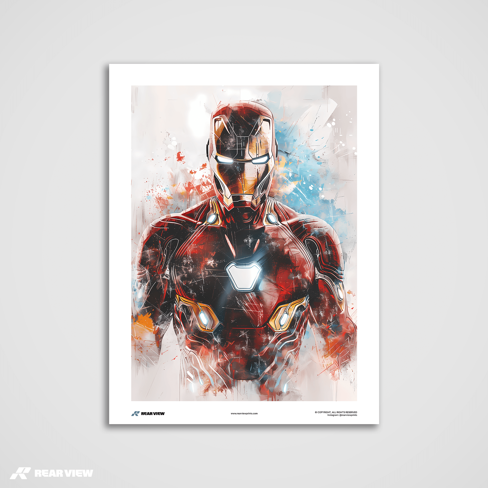 The Genius Behind the Suit - Movie Art Print