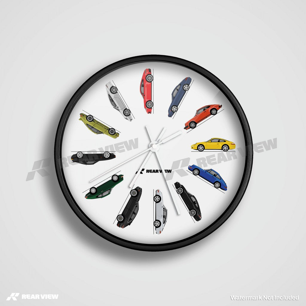 911 Cars - Clock