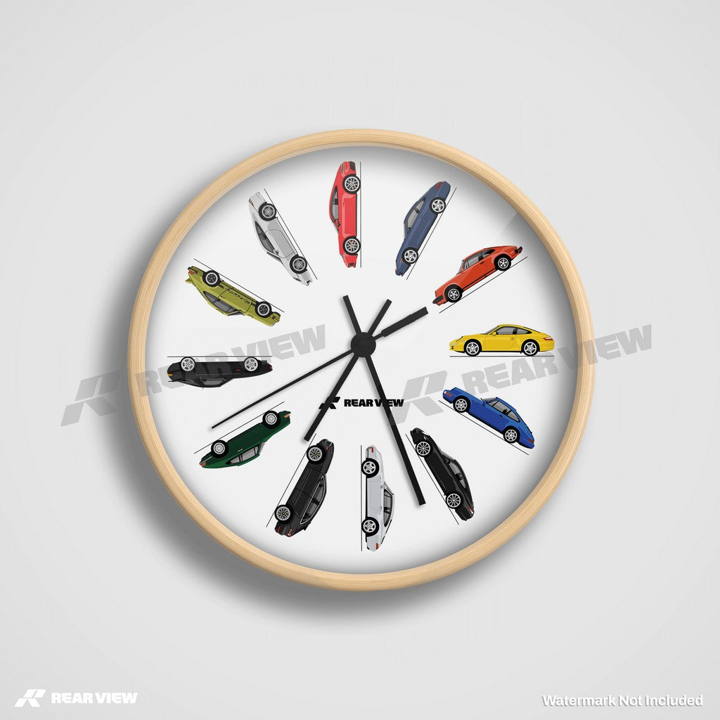 911 Cars - Clock