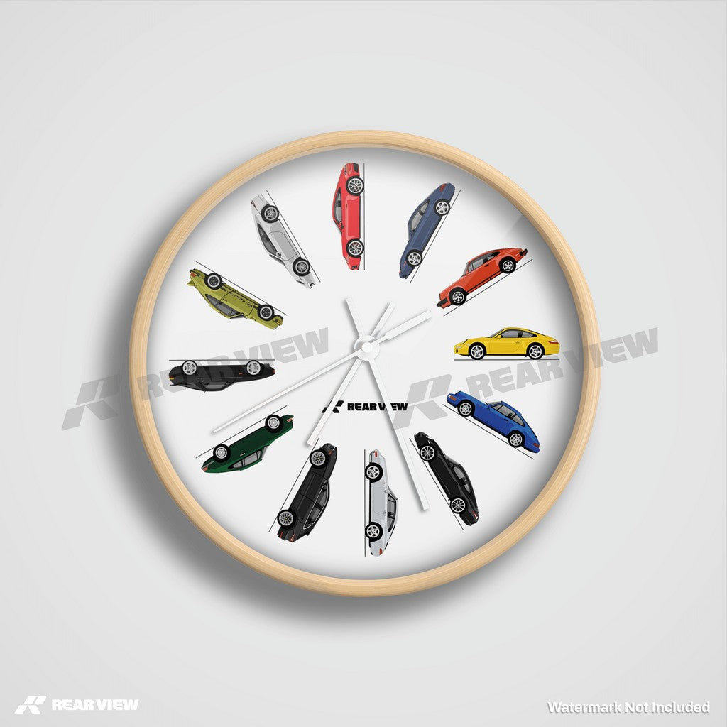 911 Cars - Clock