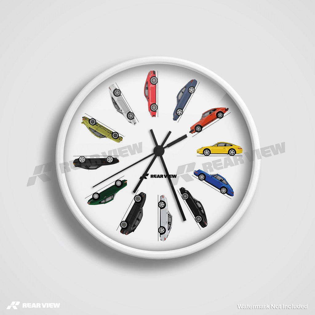 911 Cars - Clock