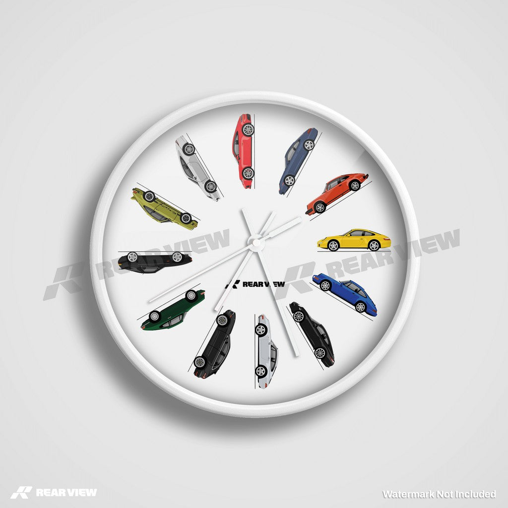 911 Cars - Clock