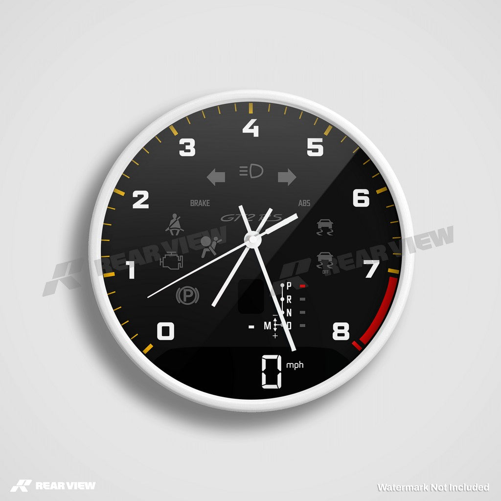 GT2RS Automatic Speed Dial - Black Clock