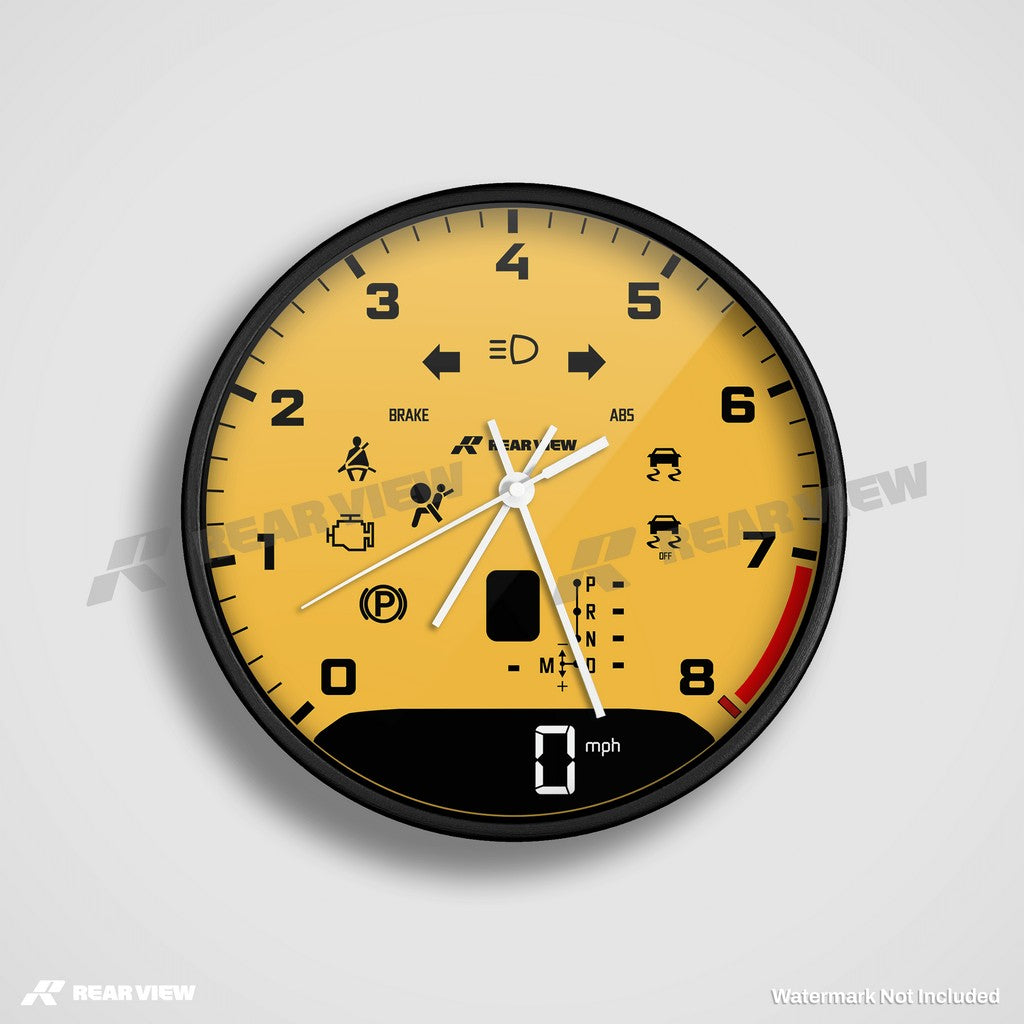 GT2RS Automatic Speed Dial - Yellow Clock