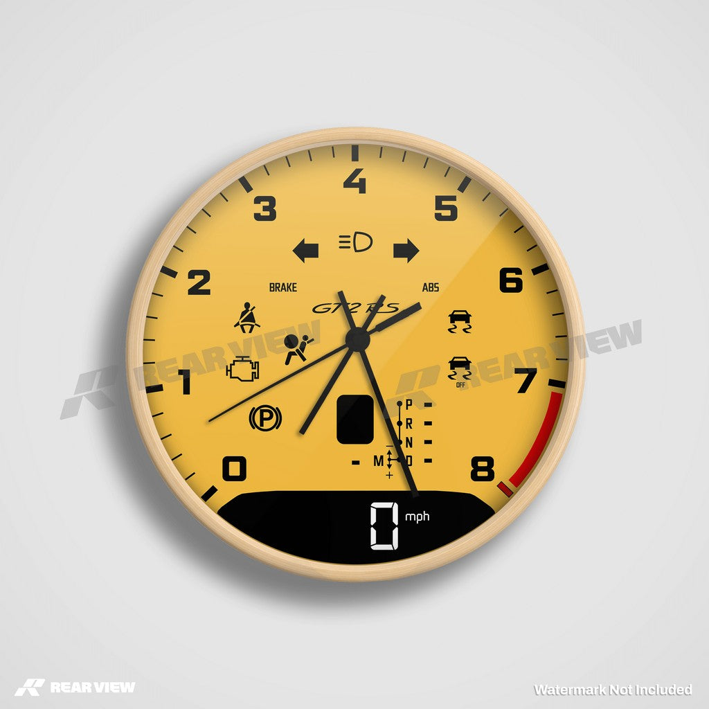 GT2RS Automatic Speed Dial - Yellow Clock