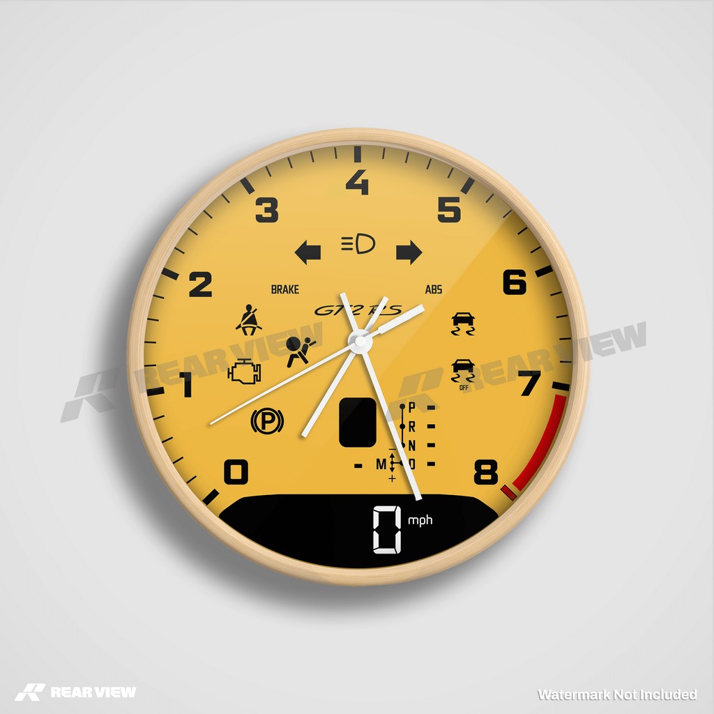 GT2RS Automatic Speed Dial - Yellow Clock