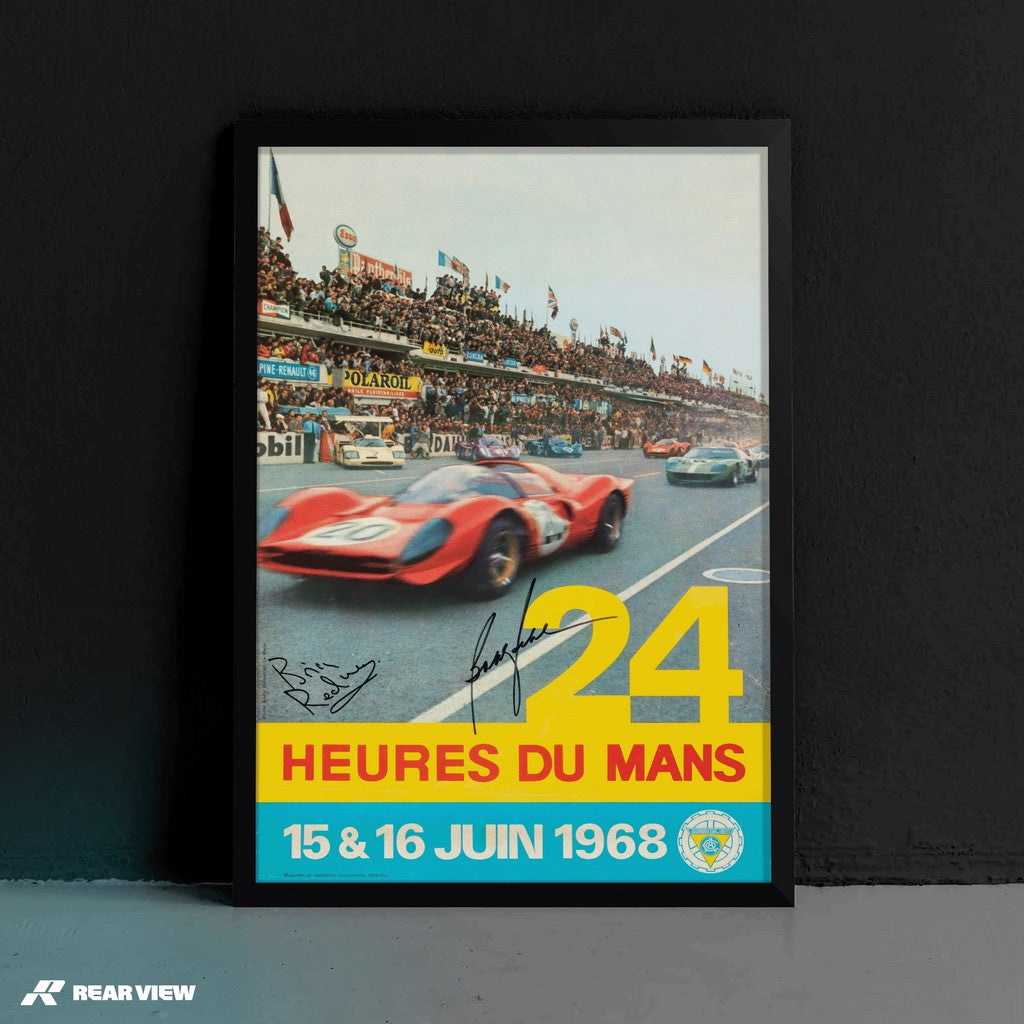 Le Mans 1968 - Vintage Race Poster