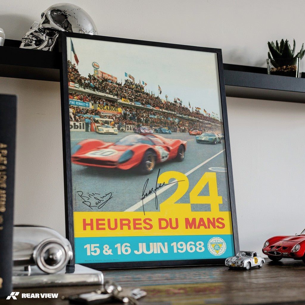 Le Mans 1968 - Vintage Race Poster