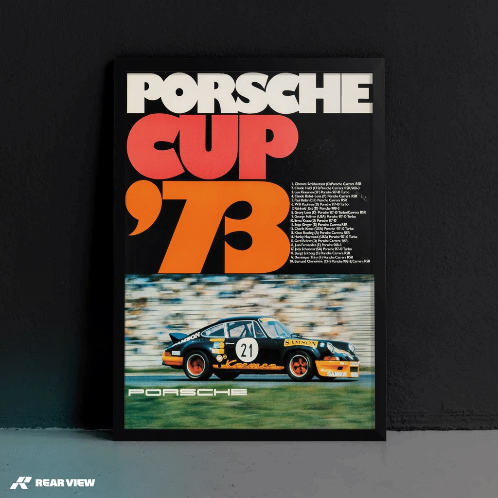 German Car Cup 1973 - Vintage Race Poster