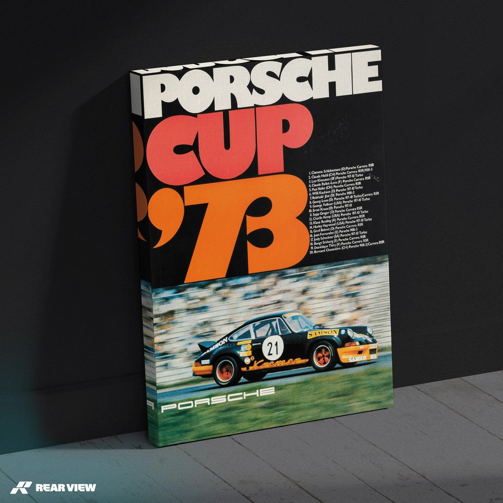 German Car Cup 1973 - Vintage Race Poster