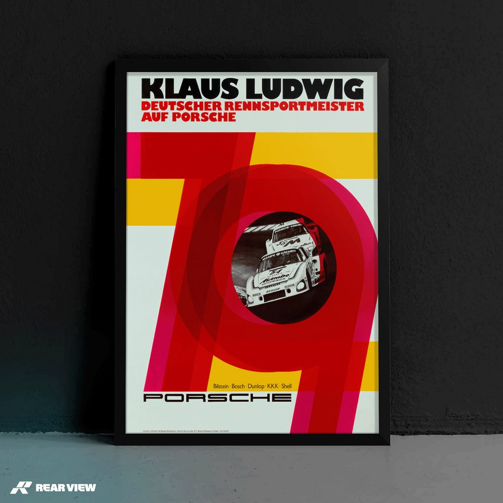 Klaus Ludwig - German Racing Champion Print