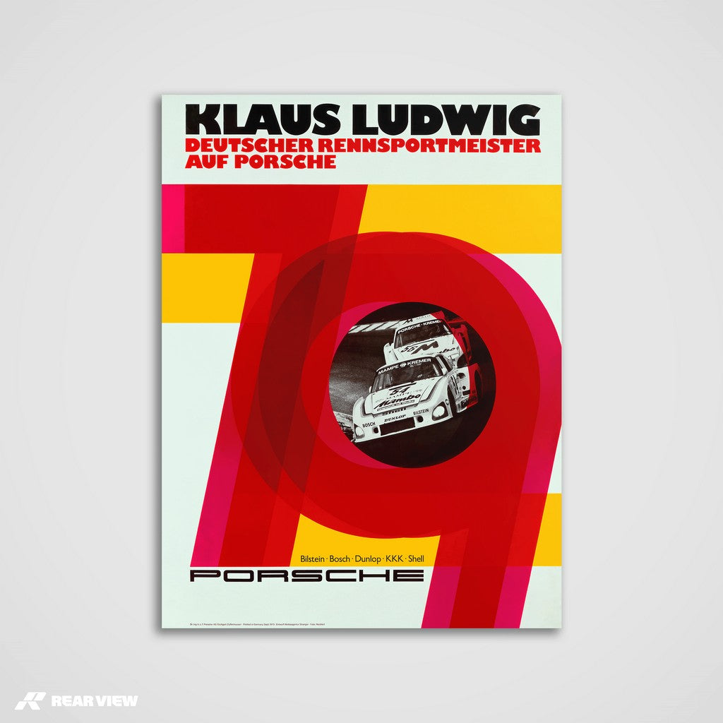 Klaus Ludwig - German Racing Champion Print