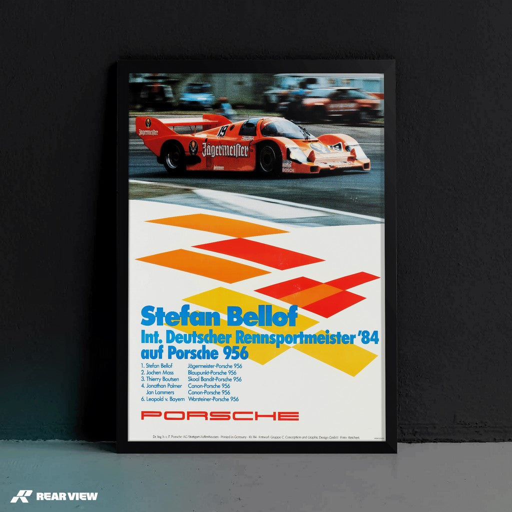 Stefan Bellof - German Racing Champion Print