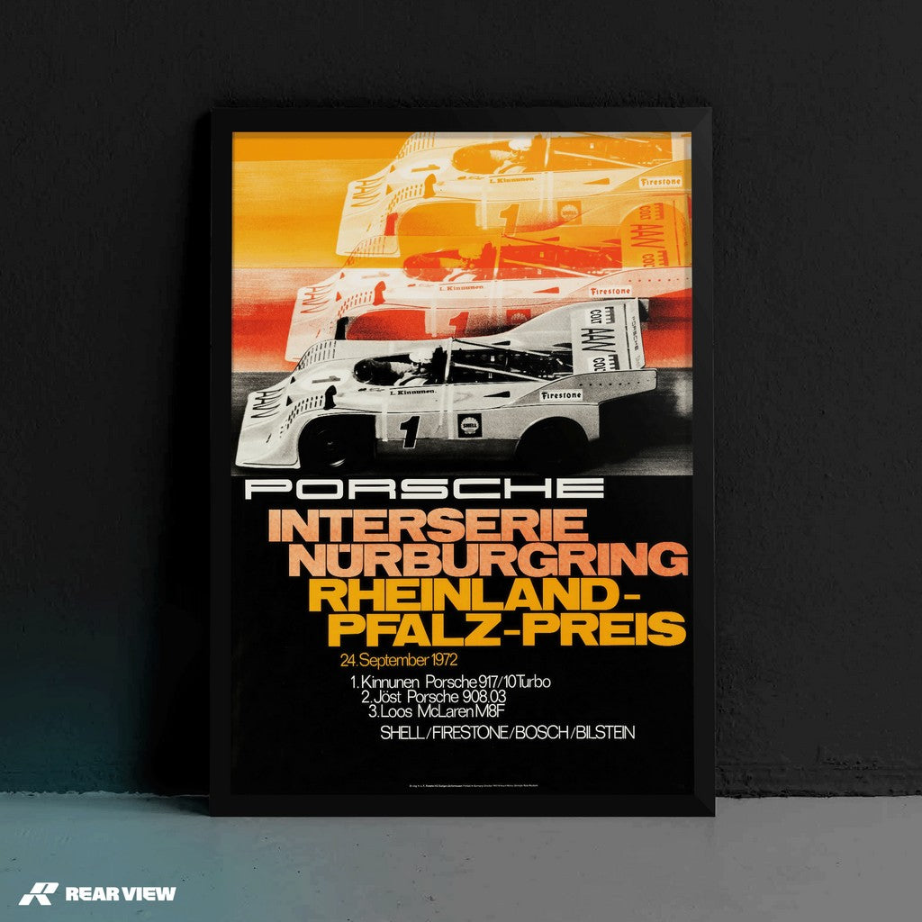 Nürburgring Rheinland-Pfalz-Preis 1972 - Vintage Race Poster