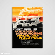 Nürburgring Rheinland-Pfalz-Preis 1972 – Vintage-Rennplakat 
