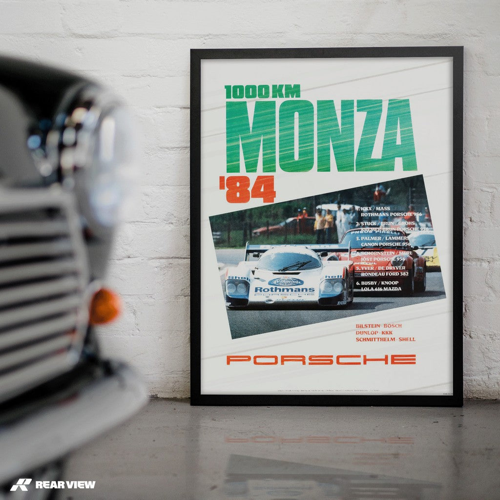 1000 Kilometers Monza 1984 - Vintage Race Poster