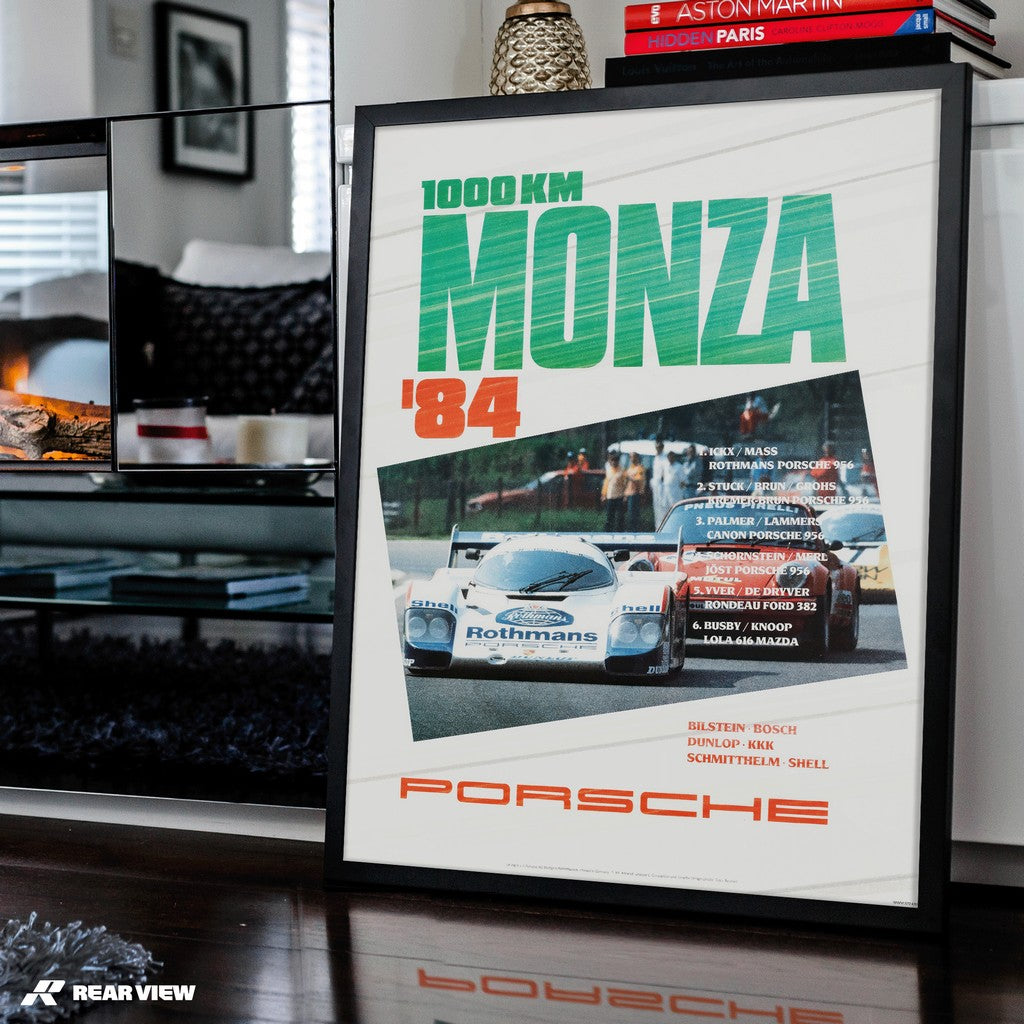 1000 Kilometers Monza 1984 - Vintage Race Poster