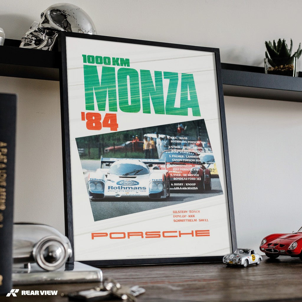1000 Kilometers Monza 1984 - Vintage Race Poster